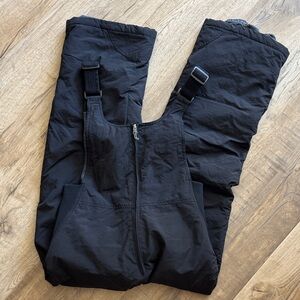 Women's Black Snow Bib Pants